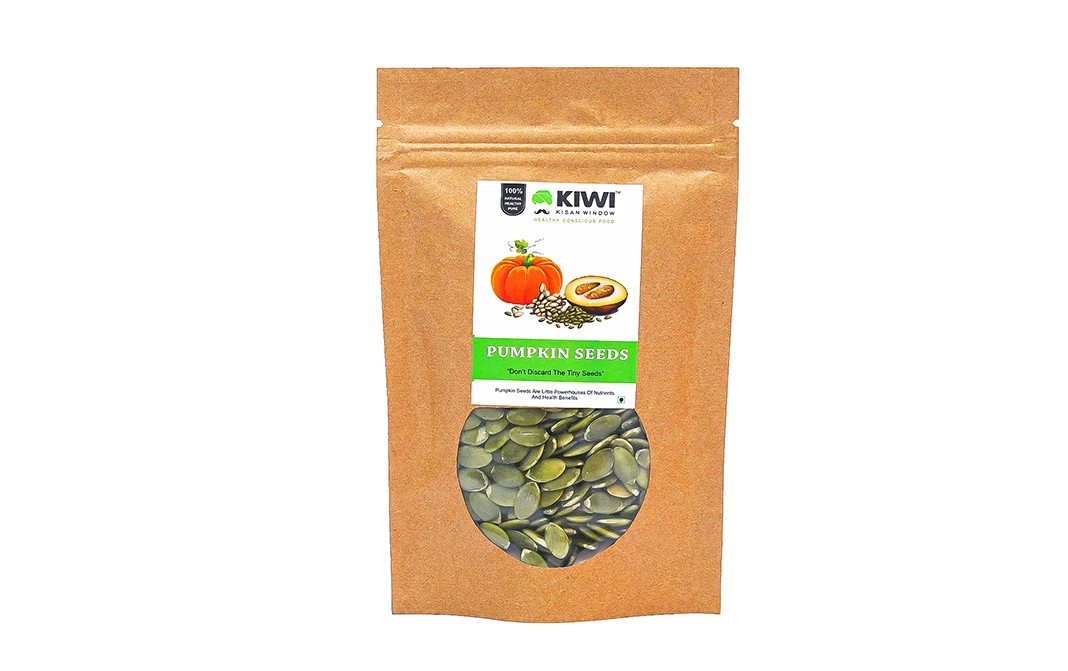 Kiwi Kisan Window Pumpkin Seeds    Pack  100 grams